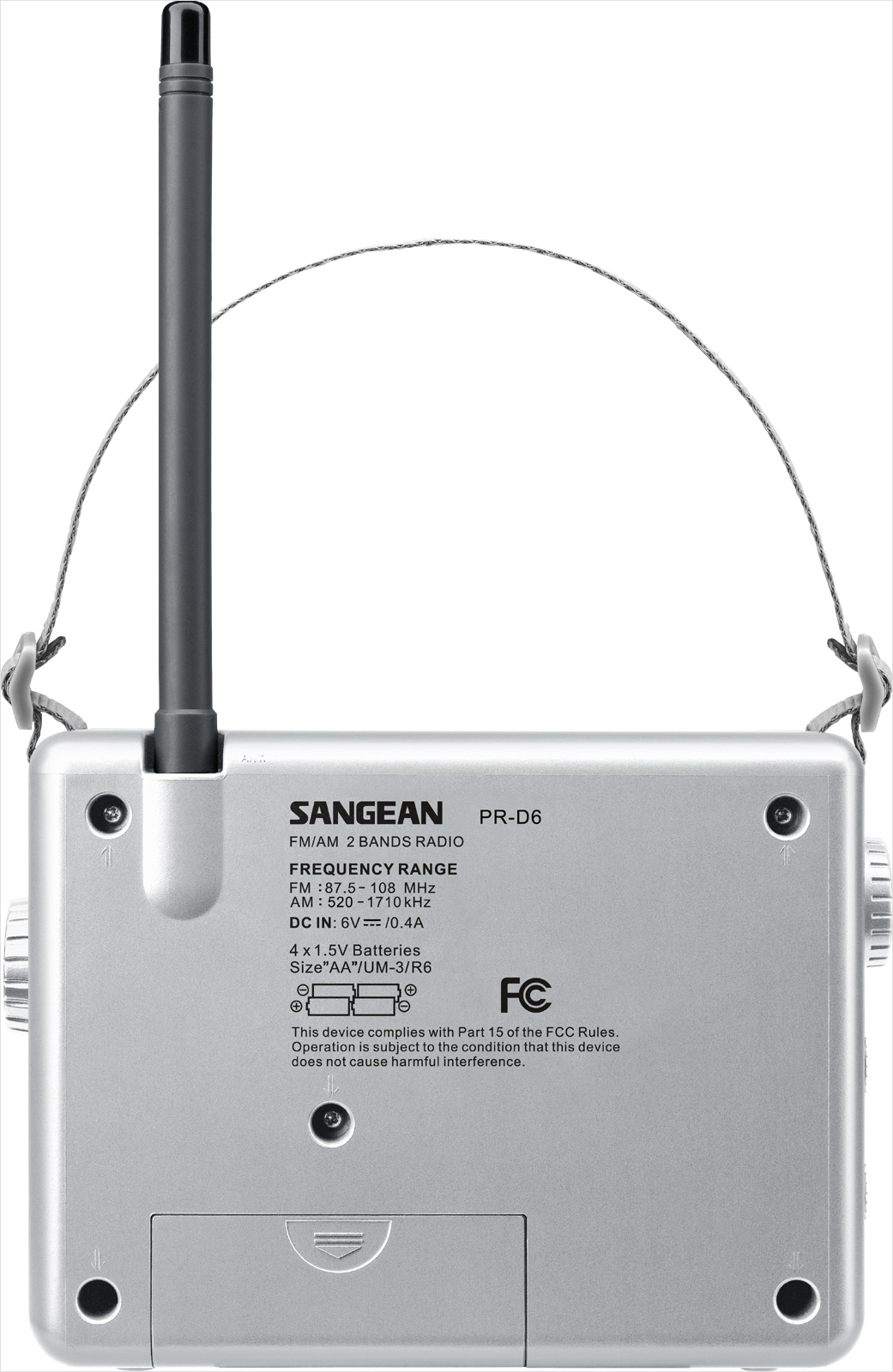 Radio portable AM / FM à syntonisation analogique PR-D6