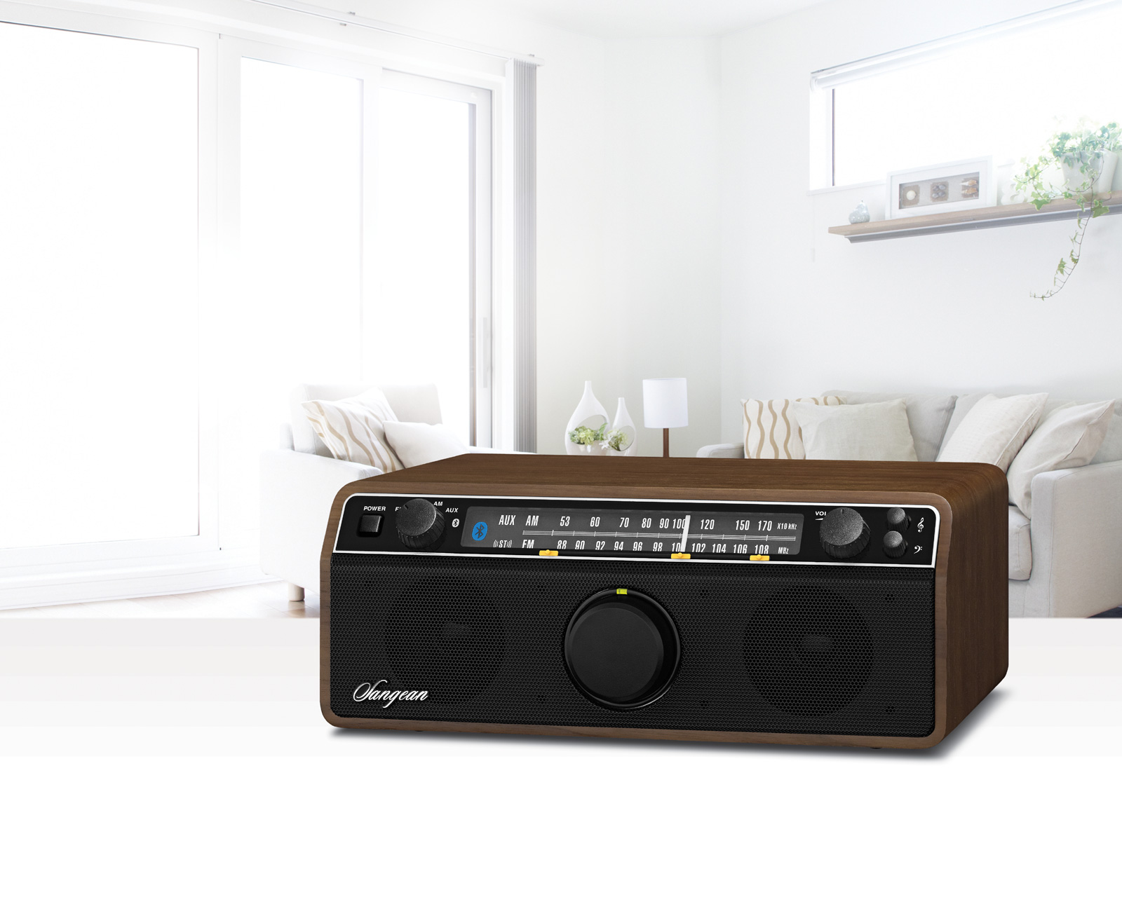 Radio de table 2.1 AM / FM Analog et Bluetooth WR-12BT