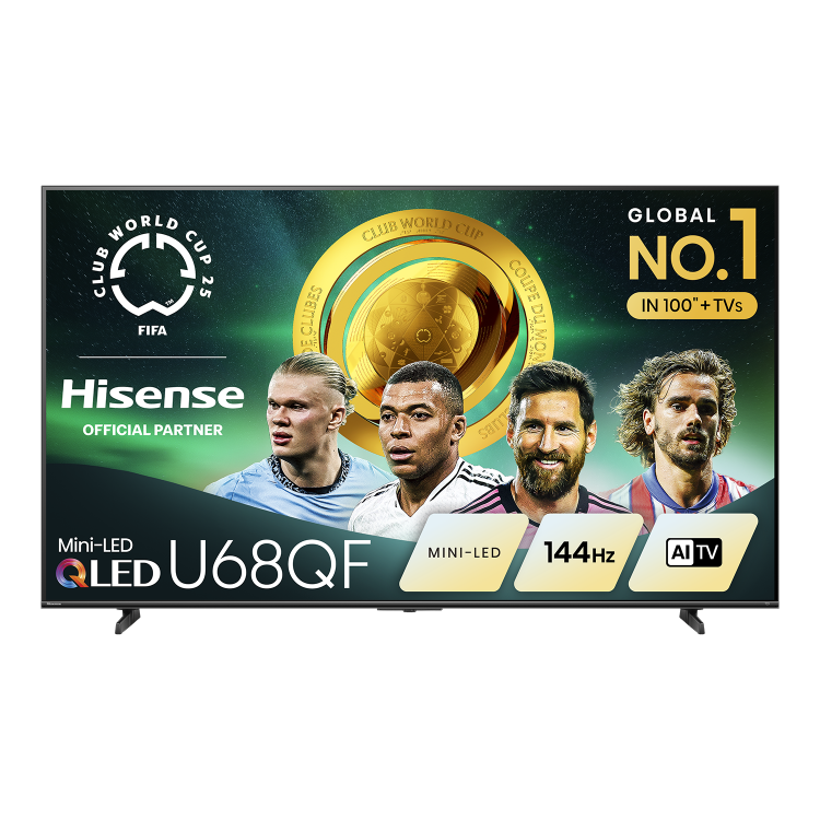 Hisense Télévision Mini-LED QLED AI 144Hz - Fire TV